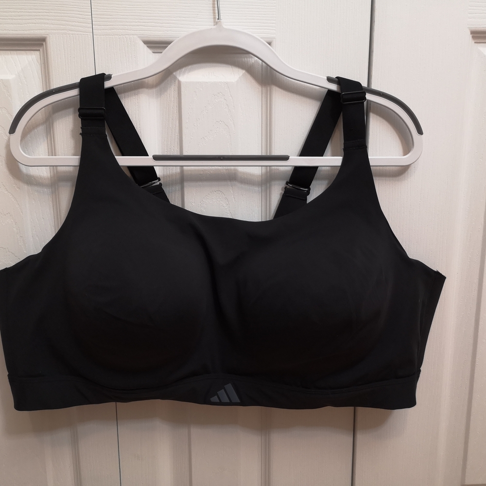 Adidas Women's Black HEAT.RDY Underwire Sports Bra 48C